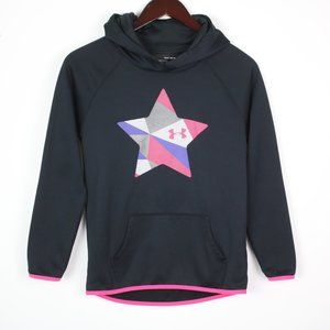 Under Armour Girls YLG Large (14/16) Star Storm Coldgear Hoodie